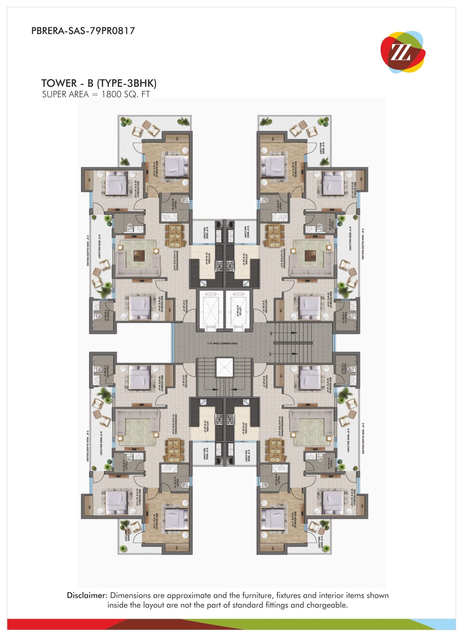 Floor Plan The Zirk Zirakpur